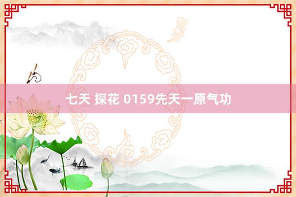 七天 探花 0159先天一原气功
